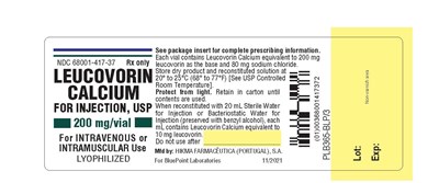 Leucovorin Calcium for Injection Labels Rev 11 2021 Page 2